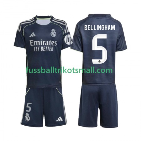 Fußballtrikots Real Madrid Jude Bellingham 5 Kinder 2025-2026 Kurzarm Auswärts-trikot kaufen